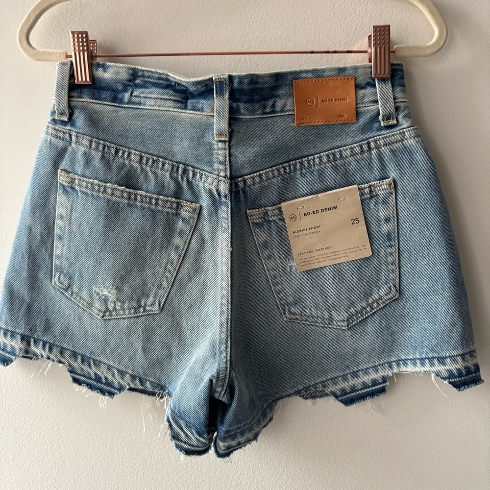 AG Jeans Alexxis Shorts in 21 Years Coastal Bay Sz 25 - Picture 3 of 5
